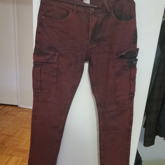 Red and black Jeans - Picture 2 of 2